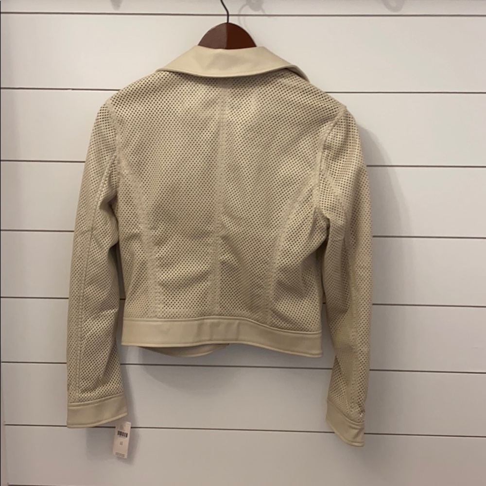 BlankNYC Perforated Faux Leather Moto Jacket XS - Picture 8 of 8